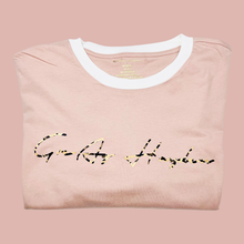 Load image into Gallery viewer, GreAy Hayden “Tha One” T-Shirt (Mauve/Wynter White/Cheetah Print)
