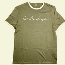 Load image into Gallery viewer, GreAy Hayden “Tha One” T-Shirt (Deja Green/Royal Gold)
